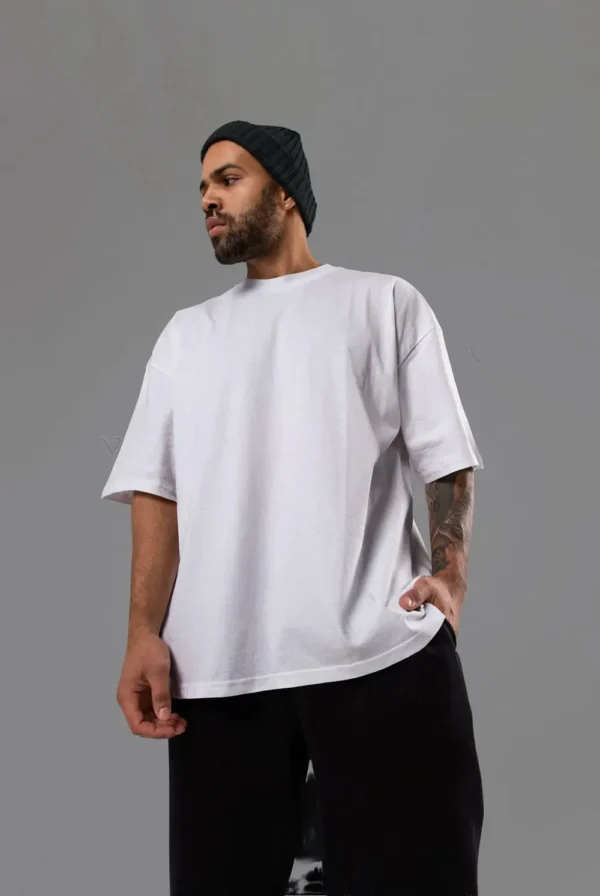 Solid White Oversize Tshirt