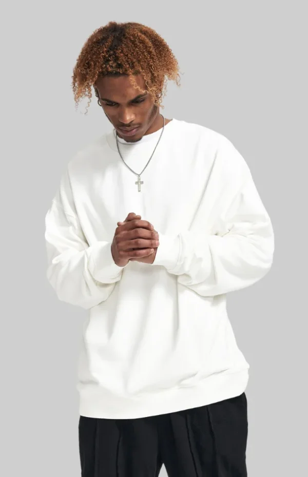 White sweatshirt