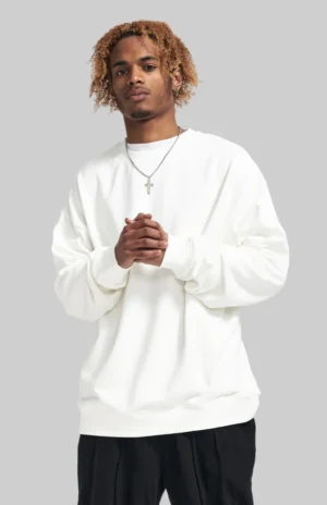 White sweatshirt