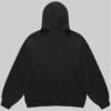 Black solid hoodie