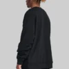 black sweatshirt
